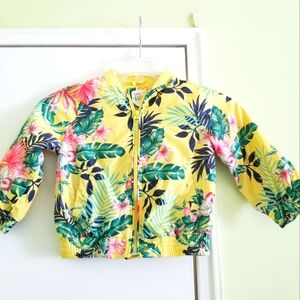 Baby Gap Tropical Floral Jacket Size 2 years
